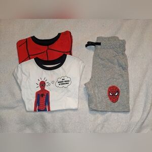 Boys 2T Spiderman 3 Piece Outfit